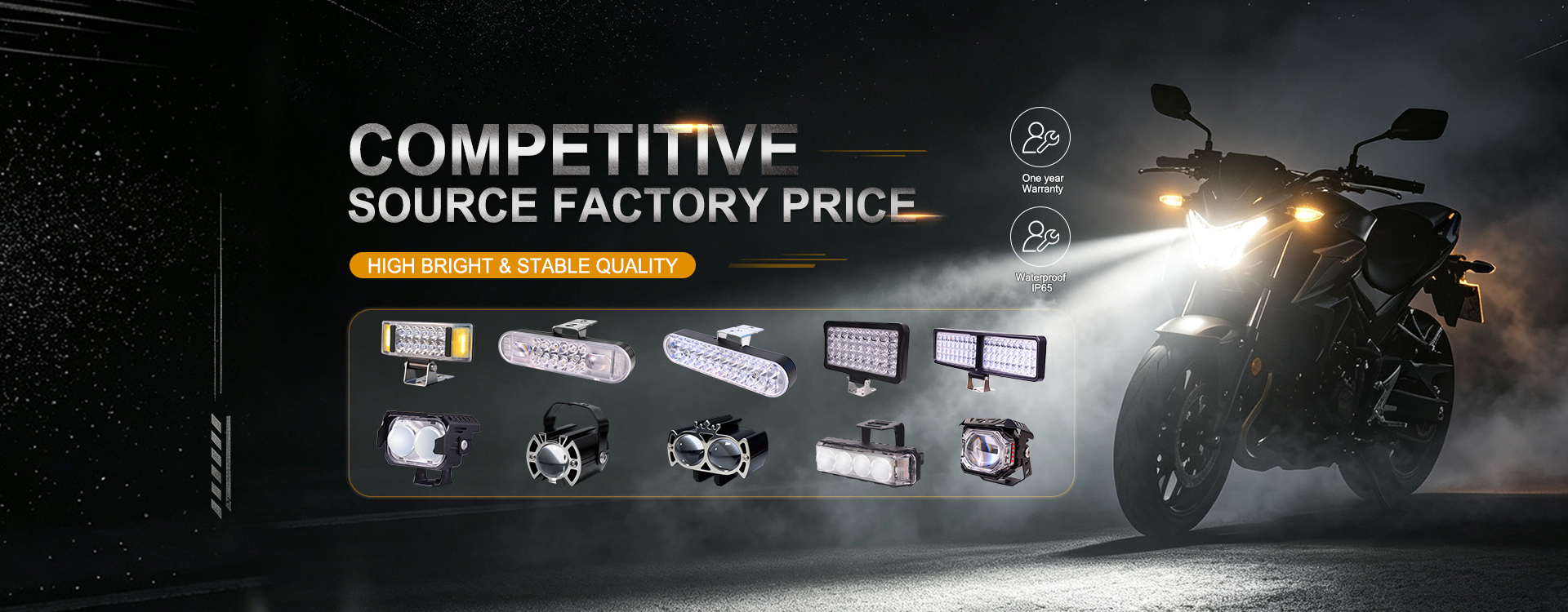 Quality Motorcycle LED Spotlight factory