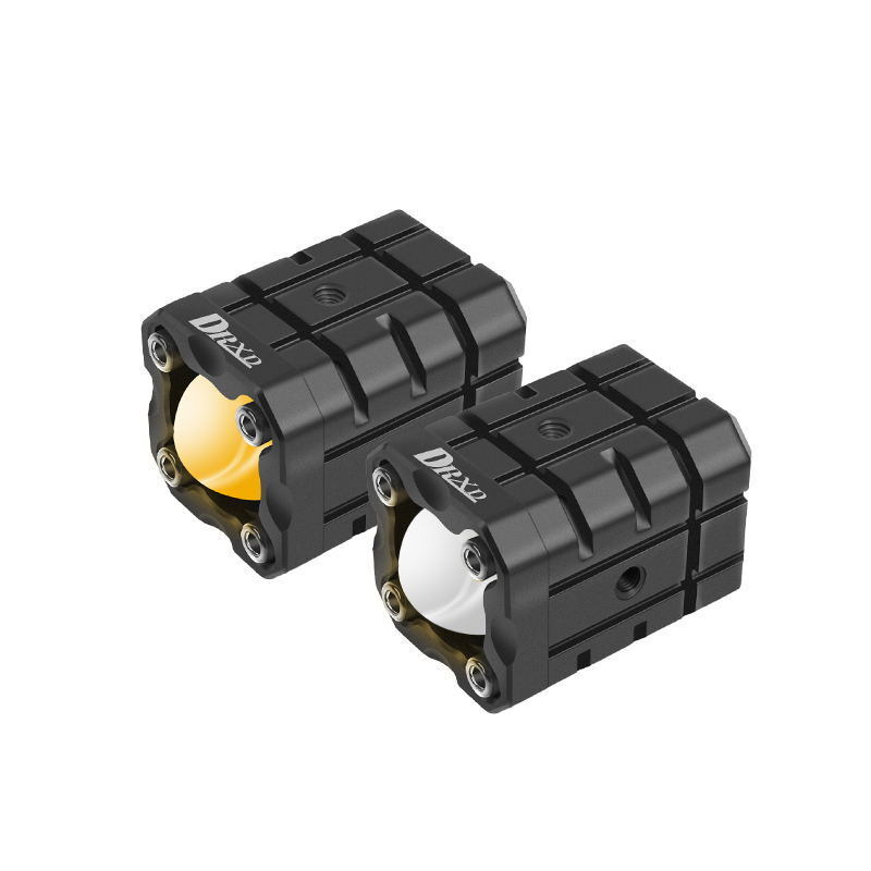 12V - 24V Motorcycle LED Spotlight 100W Motorbike LED Spotlights Hidden Mounting 10000LM