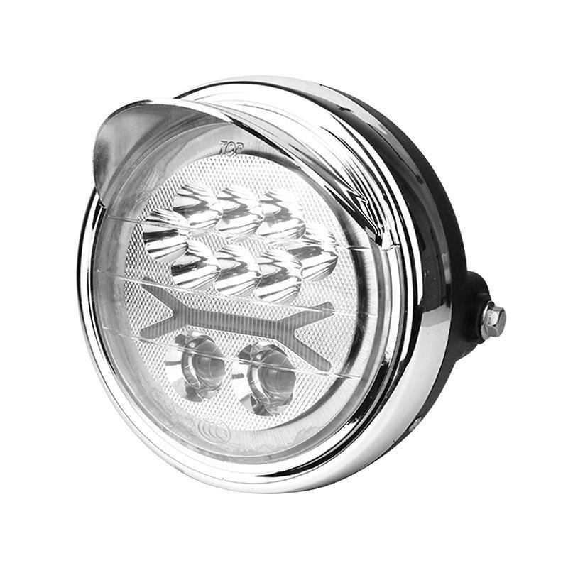 All Weather Motorcycle Headlight Assembly Impact Resistant Motorcycle Head Lights 2600LM For Illumination