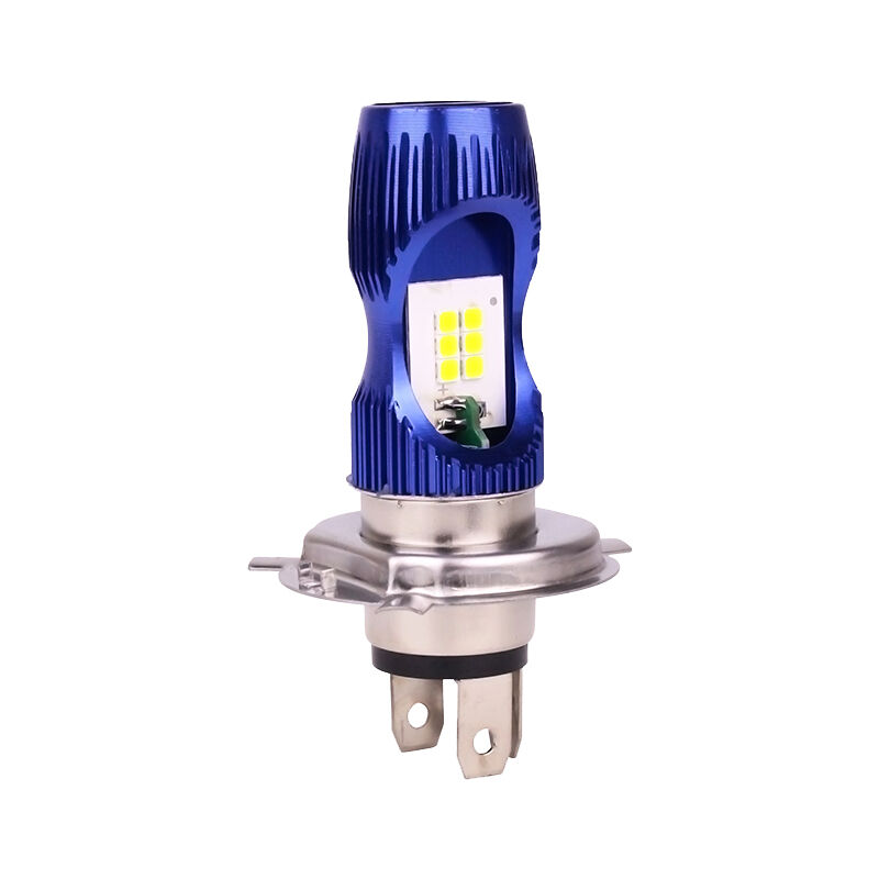 1200LM Motorcycle LED Bulb Three Claws Motorbike Bulbs 12W 3200K - 6500K Aluminum Alloy