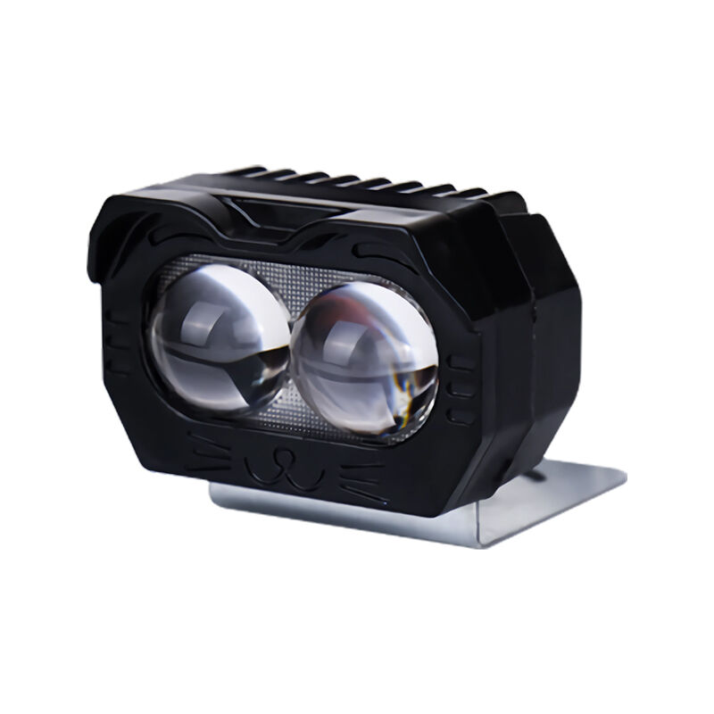 Smart Temp Control Motorcycle External Spotlight 1500LM Motorbike Spot Light 15W 12V - 85V 3200K - 6500K