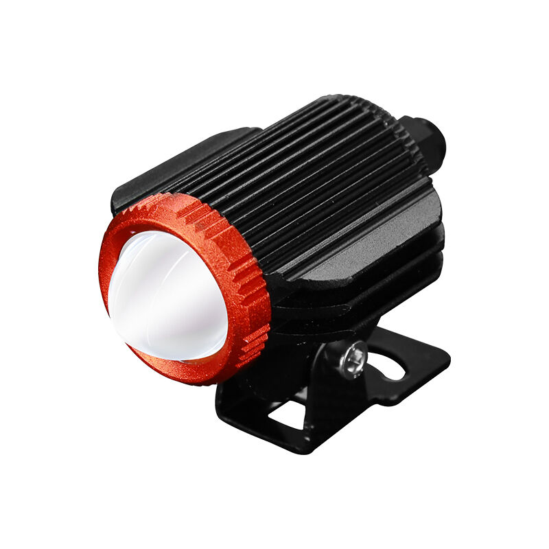 12W Motorcycle External Spotlight 1200LM Motorbike Spotlights Aluminum Alloy 12V - 85V 3200K - 6500K