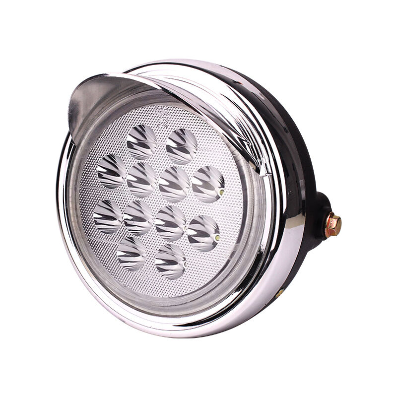 3200K - 6500K Motorcycle Headlight Assembly 15W Motorbike LED Headlight Smart Temperature Control