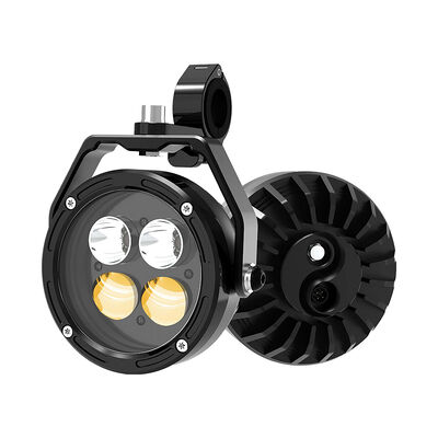 Luz de luz LED de 140W para motocicletas 14000LM Luzes auxiliares para motocicletas 12V - 24V 4 perlas LED