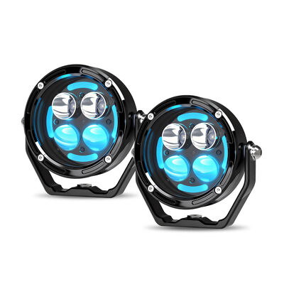 140W Motorcycle LED Spotlight 14000LM Motorbike Auxiliary Lights 12V - 24V   4 LED Beads